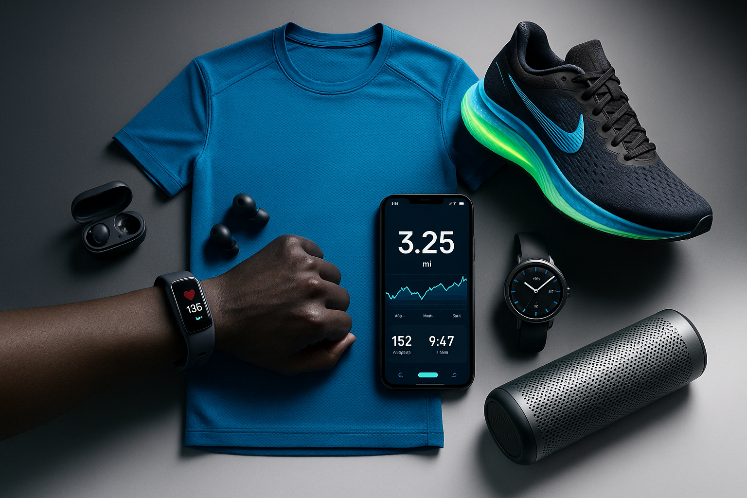 Sportwear and electronics